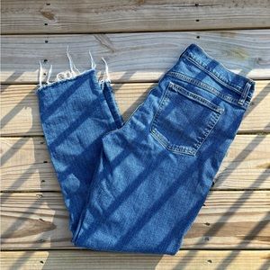 GAP size 10 mid rise girlfriend jeans